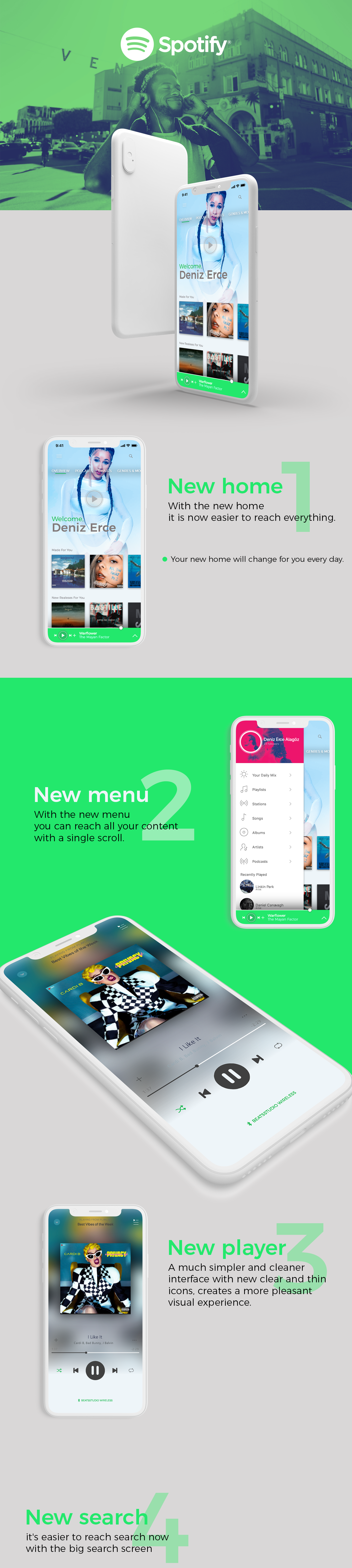 Spotify App • UI Redesign